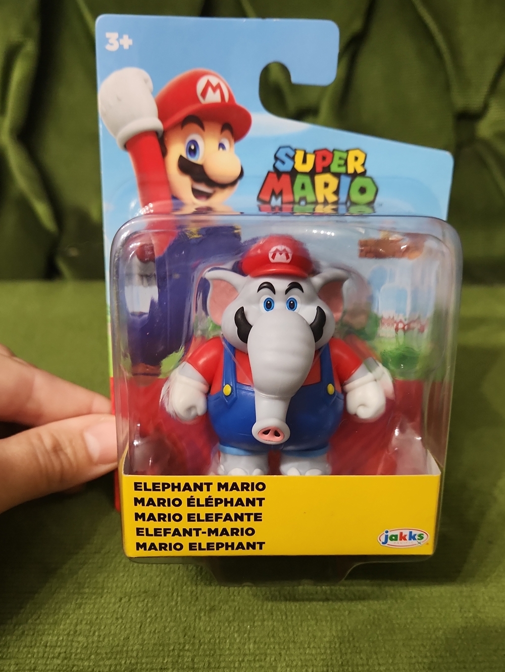 Nintendo Super Mario Elephant Mario Figure - Red, Blue & White